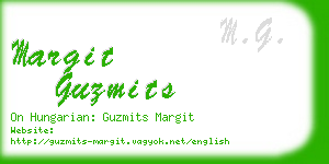 margit guzmits business card